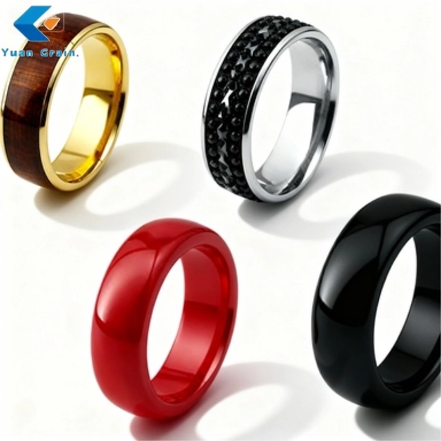 Ceramic NFC Safety Protection Smart ECG Health Fitness Tracker Ring App Monitor Water Resistant Durable Customized Size