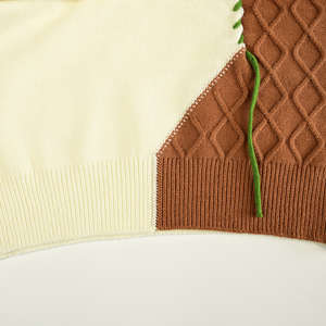 Suéter Vintage de Estilo Moderno, Cálido, Informal, de Punto, Holgado, para Otoño, Ropa de Exterior - Product Image 5