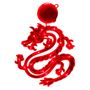 Lanterne LED transparente 2026 Année du Cheval avec ventouse, à piles, pour la décoration du Nouvel An chinois - Product Image 5