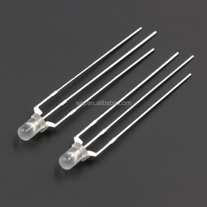 Độ sáng cao 3 mét bi-màu 3pins Dip <span class=keywords><strong>Led</strong></span> đỏ vàng màu xanh lá cây màu xanh chung Anode 3 mét bi-màu <span class=keywords><strong>LED</strong></span> Diode - Product Image 5