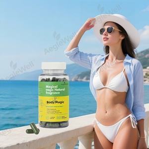 Private Label Veganistische Chlorofyl <span class=keywords><strong>Capsules</strong></span> Organische Kruidenlichaamsgeur Darm Huidgezondheidssupplementen Darmgezondheid Magische Chlorofyl Pillen - Product Image 5