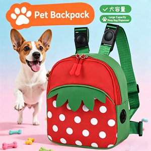 2 in 1 Pet Harness and Treat Pouch Combo Multifunctional Dog <b>Walking</b> Vest - Product Image 1