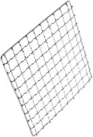 Grille de cuisson en acier inoxydable pour barbecue, grille de cuisson pour feu de camp, carrée ou ronde, pour le camping, la randonnée, la pêche, la cuisine en plein air