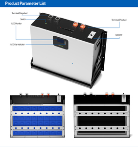 กล่องแบตเตอรี่พลังงานแสงอาทิตย์ติดผนังผลิตจาก10Kwh 20Kwh แบตเตอรี่ลิเธียมเก็บ300Ah 200Ah 48โวลต์51.2โวลต์แบบทำมือ - Product Image 3