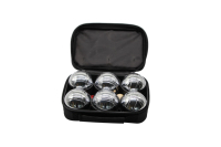 AOBANG Vente en gros de 6 boules de pétanque, boules de bocce, logo personnalisé avec sac de transport en nylon