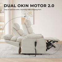 Fauteuil releveur multifonctionnel contemporain pour les soins aux personnes âgées