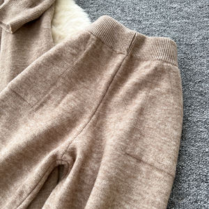 Abito due pezzi da donna pantaloni affusolati a vita alta <span class=keywords><strong>con</strong></span> manica lunga cappotto da ufficio abbigliamento professionale da donna 2 pz - Product Image 6