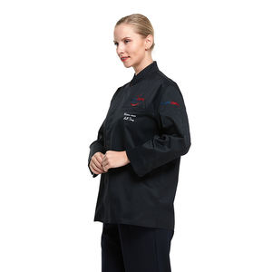 ZX fournisseur personnalisé 2023 nouveau Design professionnel à manches longues hommes femmes Chef veste manteau pour les services alimentaires traiteurs et culinaires - Product Image 3