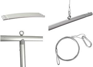 Overhead Display Trade Show Hanging <b>Banner</b> Skytube Circle Hanging <b>Banners</b> - Product Image 4