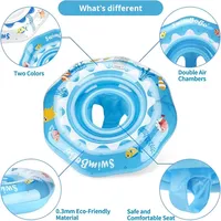 Bouée de natation ronde gonflable en PVC écologique pour enfants et bébés âgés de 6 à 36 mois Modèle ZHANXING YT-313