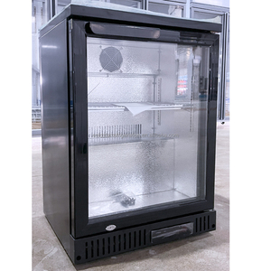 Mini refrigerador de temperatura única de alta calidad COLDSTAR 2017 para hoteles comerciales bisagra puerta pantalla enfriador de bebidas - Product Image 1