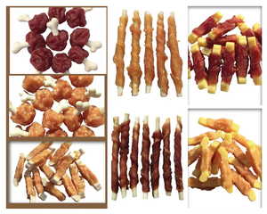 OEM Pet Snacks Bully Sticks Limpieza de dientes Sabor natural Beefhide Roll Dog Chew Treat - Product Image 3