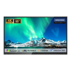 Televisor Inteligente Insovision de 55 Pulgadas, IP65, 1500 Nit, 4K, Semi Exterior, con Retroiluminación LED, Altavoz Integrado y Amplio Ángulo de Visión - Product Image 1