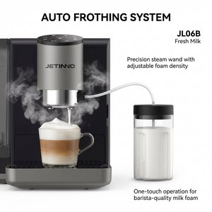 <span class=keywords><strong>Cafetera</strong></span> Eléctrica Comercial JL06B, la <span class=keywords><strong>Mejor</strong></span> <span class=keywords><strong>Cafetera</strong></span> Automática con Pantalla Táctil <span class=keywords><strong>para</strong></span> Negocios, de Grano a Taza, con Tanque de Leche - Product Image 2
