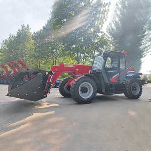 עיצוב חדש מנוע דיזל מנוע דיזל 75 כ "ס מטפל מלגזה טלסקופי 4 גלגל נסיעה - Product Image 6