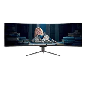 Latest design 49inch Anti blue light curved screen gaming monitor 4K/5K