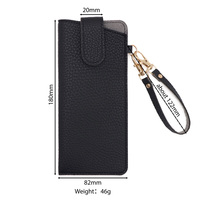 Étui à lunettes en cuir PU RTS, étui de rangement portable pour lunettes de voyage, sac pour femmes et hommes, cadeau de bienvenue pour accessoires de lunettes