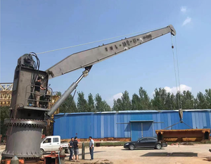 תעודת BV CCS RMRS לשימוש ימי, עגורן סיפון הידראולי עם זרוע קשיחה 1t 2t 3t 3.5t 5t סיבוב 360 מעלות °   סיבוב - Product Image 4