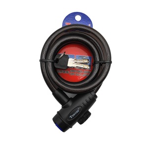 TONYON 588E 12*1200mm Candado de Seguridad Universal de Acero Reforzado en Espiral Antirrobo con 2 Llaves <span class=keywords><strong>para</strong></span> <span class=keywords><strong>Bicicleta</strong></span> de Montaña, Ciudad y Eléctrica - Product Image 1