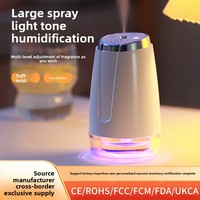 Diffuseur d'aromathérapie intelligent alimenté par USB Pulvérisateur de parfum automatique sans fil Petite veilleuse Machine d'arôme pour hôtels Toilettes