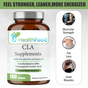 Customized Packaging Conjugated Linoleic Acid <b>Supplement</b> Capsules from Safflower Oil Boost Metabolism Strength CLA Softgels - Product Image 3