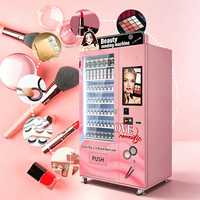 Máquina Expendedora Automática de Cosméticos de Belleza, Carcasa Personalizable, Pantalla Táctil SDK, Pantalla LED, Refrigeración por Compresor, 300-600 Unidades