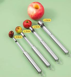 NY-RAP01 Accessoire de cuisine <span class=keywords><strong>Extracteur</strong></span> de noyaux de fruits en acier pour pommes, poires, cerises, jujubes, dattes rouges et légumes - Product Image 5