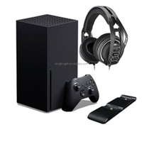 Consola de Videojuegos Usada Serie X de 1TB con 2 Controles, Soporte VR, Enchufe Europeo, Inalámbrica 2.4GHz/BT, Multijugador