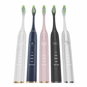 <span class=keywords><strong>Brosse</strong></span> <span class=keywords><strong>à</strong></span> dents électrique sonique rechargeable V10 avec écran LED intelligent, autonomie de 365 jours, 15 modes de nettoyage, logo personnalisé, <span class=keywords><strong>ultra</strong></span> silencieuse - Product Image 2