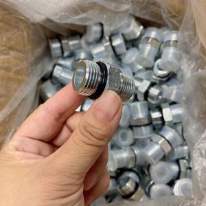 Adaptador hidráulico recto macho de alta calidad, accesorio de manguera hidráulica BSP NPT BSPT JIC, adaptador de manguera hidráulica recta - Product Image 2