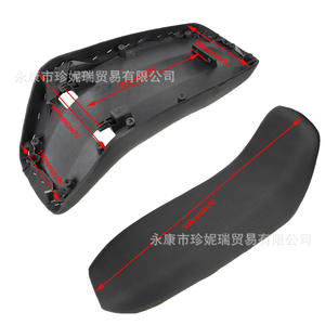 Coussin de siège de moto Zd010 Dabolo, pièce de rechange arrière en plastique noir pour Apollo 110cc - Product Image 4