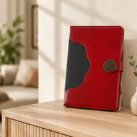 Agenda personnalisable en cuir PU format A5 2027, carnet de notes pour affaires, cadeau