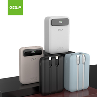 Bloc d'alimentation personnalisé LCD numérique polymère chargeur de batterie PD 20W charge rapide Portable Mini Power Bank 10000mAh