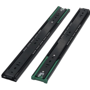 Phong Cách Mới Nhất Mạ Đen Softclosing Ngăn Kéo Trượt Telescopic Kênh - Product Image 5