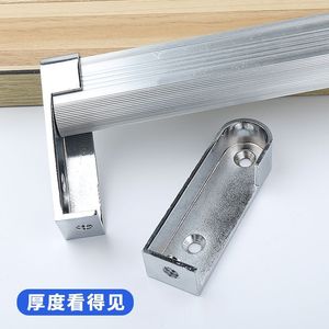 Support de tringle à vêtements en alliage de zinc de 16 pouces, base épaissie pour armoire et penderie - Product Image 1