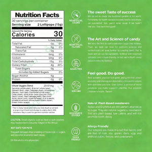 OLLI etiqueta privada sin azúcar suplemento orgánico verduras piruleta sabores naturales vitaminas para adultos y niños - Product Image 5