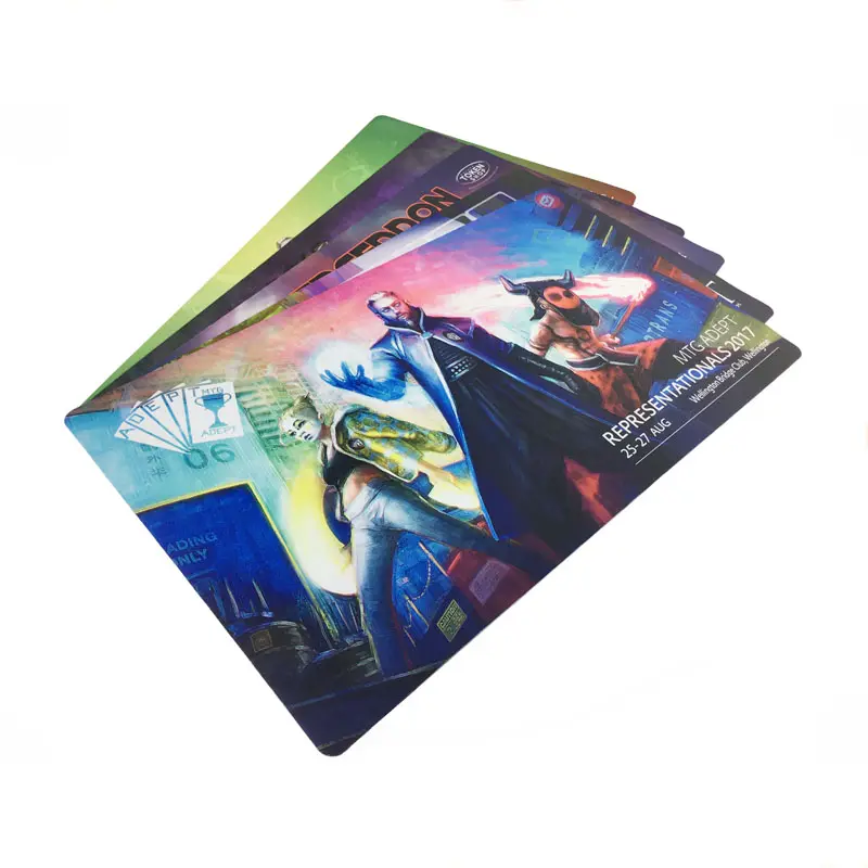 Custom Printed Mouse Mat Extra Large Non Toxic Play Mat 14 x 24inch Force Of Will OEM Rubber Mouse Pad