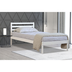 Cadre de lit moderne en bois de pin massif ATLAS Finition peinte aux UV Lits en bois de qualité pour lit king double tailles Meubles de chambre à coucher à bas prix - Product Image 3