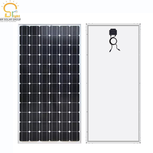 Kit de panneaux solaires monocristallins PERC à haute efficacité 200W, 17% d'efficacité, garantie 10 ans pour système d'alimentation solaire domestique - Product Image 1