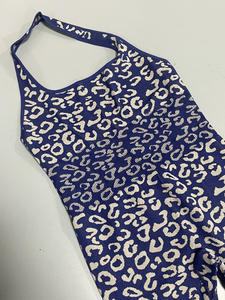 Mono Deportivo Viviblook Z0101JP para Mujer, Estampado de Leopardo, Halter, Sin Mangas, Ajustado, para Yoga, Deportes y Running - Product Image 5