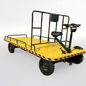 Truk <span class=keywords><strong>Platform</strong></span> penggerak elektrik, truk datar dengan dudukan 4 roda Baterai 1 Ton - Product Image 6