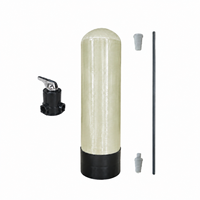 Réservoir en fibre de verre FRP OEM noir, grande capacité, longue durée de vie, vanne automatique, certifié, purification et filtration de l'eau de puits