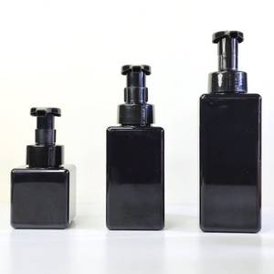 In Stock Cosmetic Cleansing Foam Shampoo Container 250 ml 750 ml <b>Pump</b> PETG square Foam <b>Bottle</b> - Product Image 6