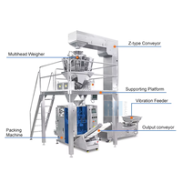 Machine de remplissage et de pesage verticale pour sachets de granulés (riz, haricots, sucre, sel, épices, assaisonnements, snacks) - Automatique