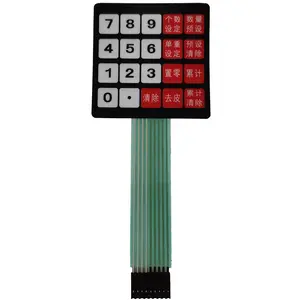 สวิตช์กาว3ม. ต้นแบบแบบกำหนดเองพร้อมปุ่มกดเมมเบรนสำหรับแป้นพิมพ์และคีย์บอร์ด - Product Image 1