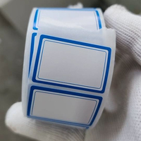 Étiquettes adhésives thermiques personnalisables résistantes aux UV et à l'eau, pour bureau, détachables, inscriptibles, avec colle amovible, couleur CMYK