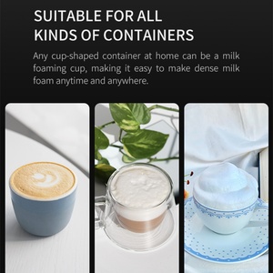 Factory Wholesales Automatic Mixer Wireless Milk Frother Usb Rechargeable Milk Frother - Product Image 5