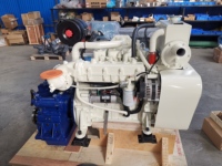 Moteur diesel d'occasion Cummins 4BTA3.9-M120 120 CV 4 temps refroidi par eau, démarrage électrique, norme d'émission Chine II, 3,9 L, pour pompe
