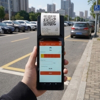 Terminal de point de vente Goodcom Android 14 pour tickets de stationnement avec imprimante thermique 58 mm, NFC et 4G pour système de gestion de parking