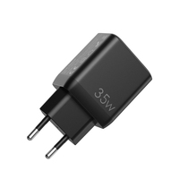 OTP OVP protégé double USB-C charge rapide chargeur rapide 35W GaN PD téléphones coussinets banques d'alimentation ETL PSE SAA GS 20W 45W puissance de sortie